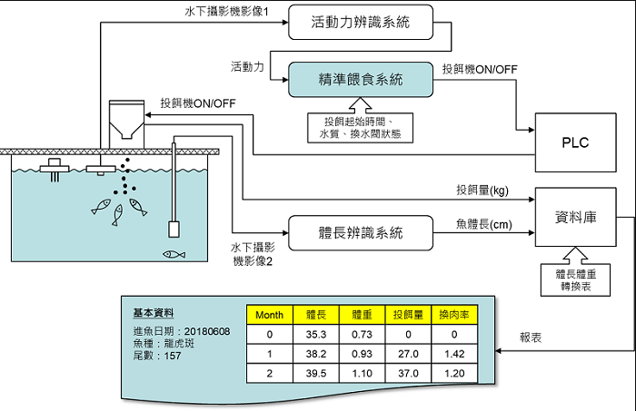  圖2、精準投餵系統架構。